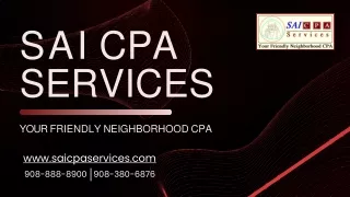 Year- End Tax Planning Services | 908-380-6876 | SAI CPA SERVICES | New Jersey