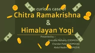 the curious case of chitra ramakrishna himalayan yogi