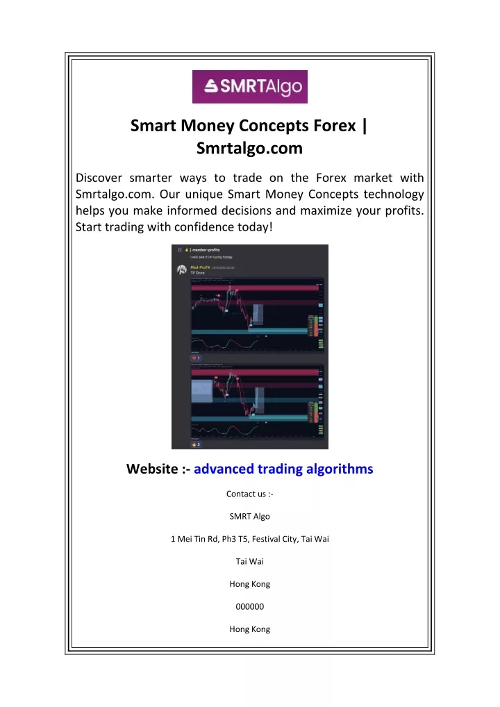 smart money concepts forex smrtalgo com