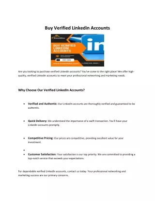 buy verified linkedin