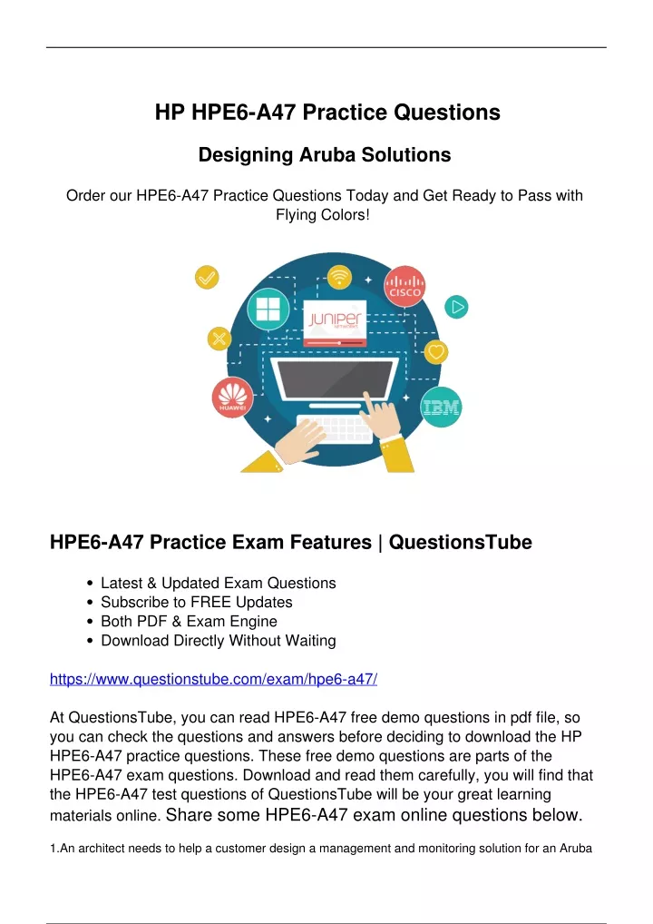 最新HPE7-A06題庫