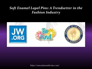 Soft Enamel Lapel Pins A Trendsetter in the Fashion Industry
