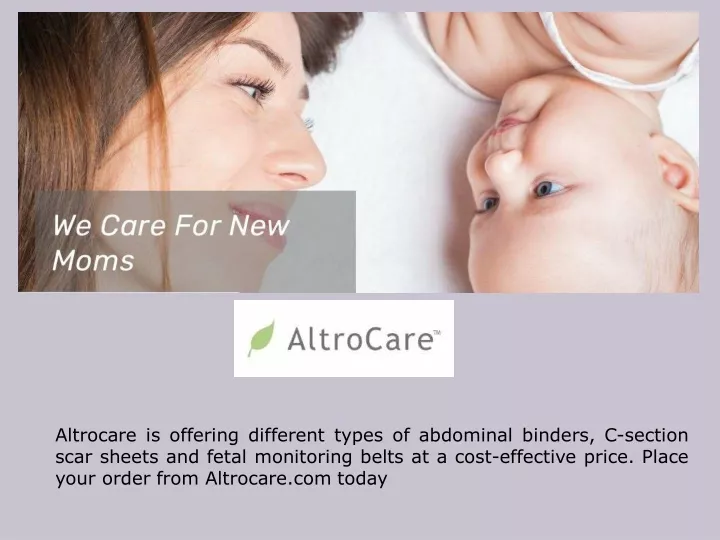 altrocare is offering different types