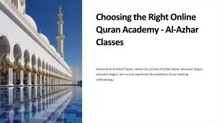 Choosing the Right Online Quran Academy