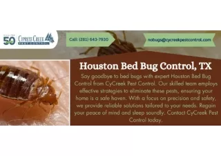 Houston Bed Bug Control