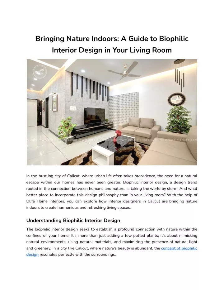 bringing nature indoors a guide to biophilic