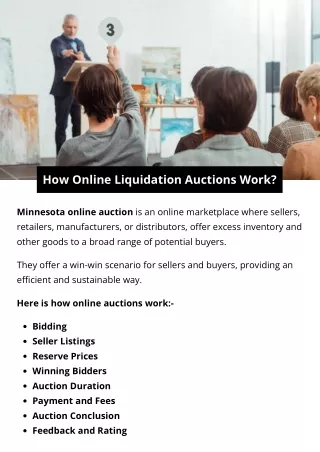 how online liquidation auctions work