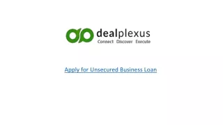 Get Fast Approval: Apply for Unsecured Business Loan