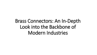 brass connectors an in brass connectors