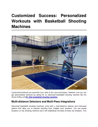 customized success personalized workouts with