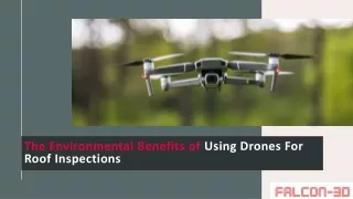 The Environmental Benefits of Using Drones for Roof Inspections