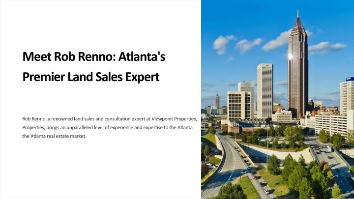 meet rob renno atlanta s premier land sales expert