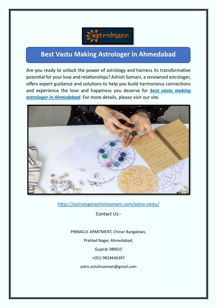 best vastu making astrologer in ahmedabad