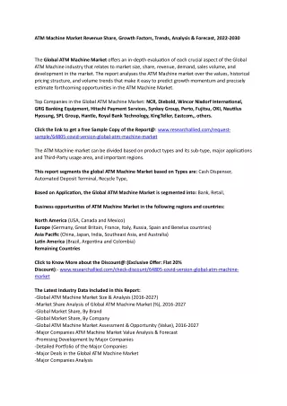 ATM Machine Market Revenue Share