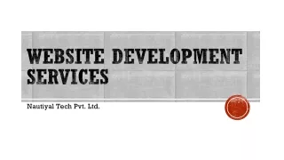 Unleash the Power of Your Online Presence with Our Website Development Services