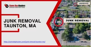 Premier Junk Removal in Taunton, MA - Your Satisfaction Guaranteed with Same Day Haulers!