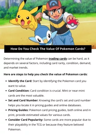 how do you check the value of pokemon cards