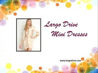 largo drive mini dresses
