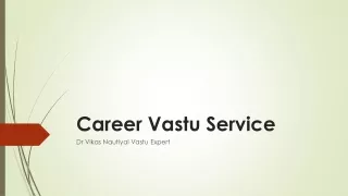 career vastu service
