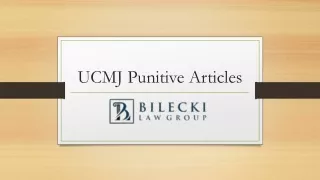 Navigating the UCMJ Punitive Articles: A Comprehensive Guide