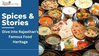 Spices and Stories: Dive into Rajasthan's Famous Food Heritage