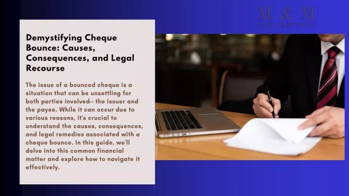 demystifying cheque bounce causes consequences