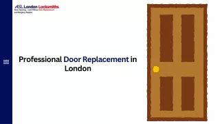 Professional Door Replacement in London