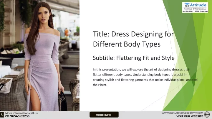 title dress designing for different body types