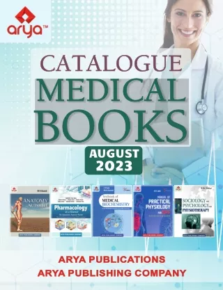 Catalogue for Medical Books 2023 | Arya Publications