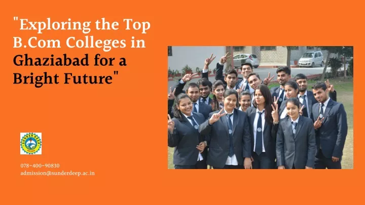 exploring the top b com colleges in ghaziabad