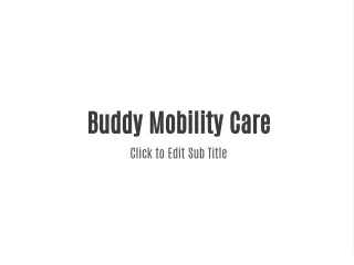 Buddy Mobility Care: Your Accessible Travel Companion in Punjab