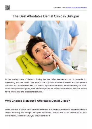 The Best Affordable Dental Clinic in Bistupur