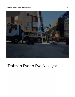 trabzon evden eve nakliyat