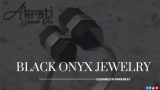 black onyx jewelry