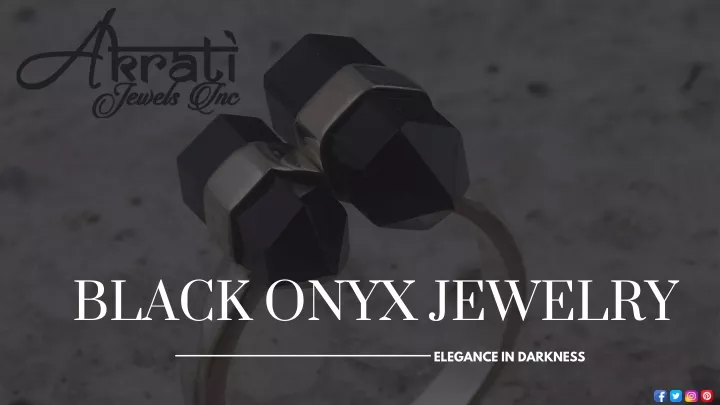 black onyx jewelry