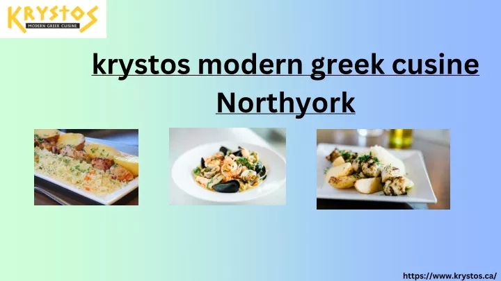 krystos modern greek cusine northyork