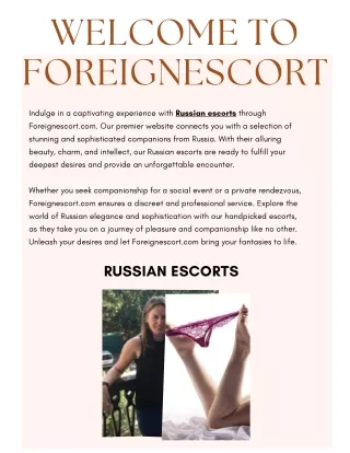 Russian Escorts