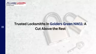 trusted locksmiths in golders green nw11