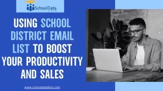 using school district email list to boost your