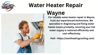 New Water Heater Wayne