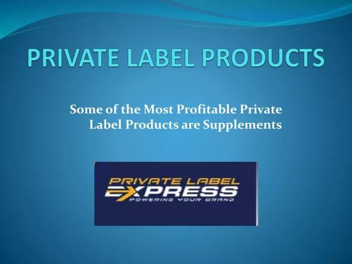 private label products