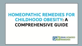 Homeopathic Remedies for Childhood Obesity A Comprehensive Guide (1)