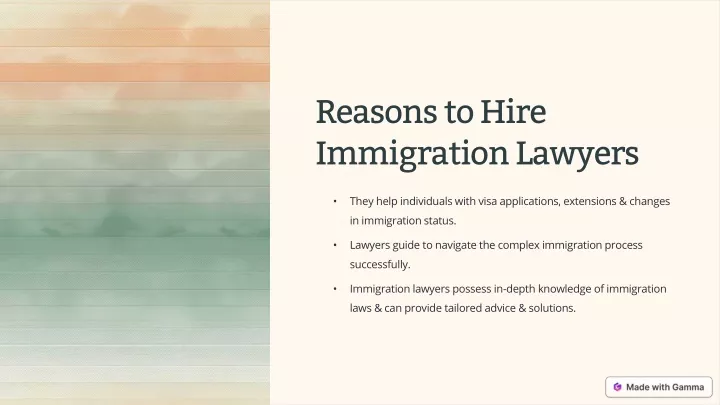 reasons to hire immigration lawyers