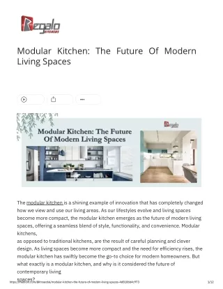 modular kitchen the future of modern living spaces