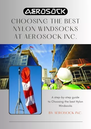 Choosing the best Nylon Windsocks at Aerosock Inc.