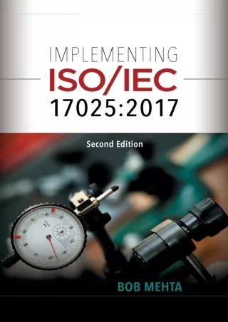 PDF/READ  Implementing ISO/IEC 17025:2017, Second Edition