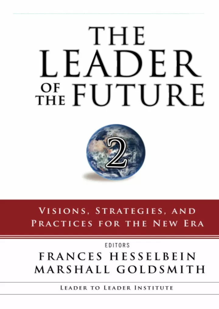 pdf download the leader of the future 2 visions