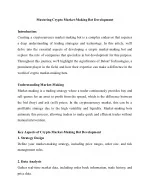 Crypto Market-Making Bot Development - slide 1