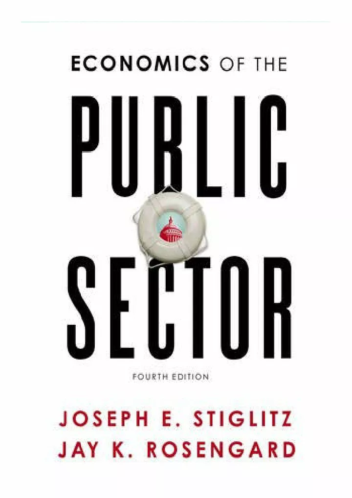 pdf download economics of the public sector