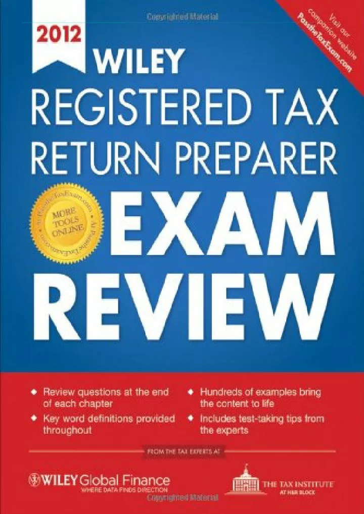 pdf wiley registered tax return preparer exam
